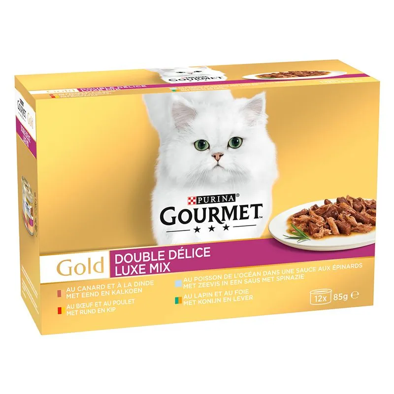 Gourmet Gold Duo Delice macskaeledel