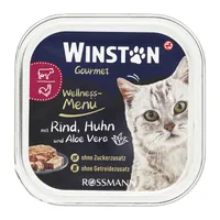 Winston Húsokkal és aloe verával macskaeledel