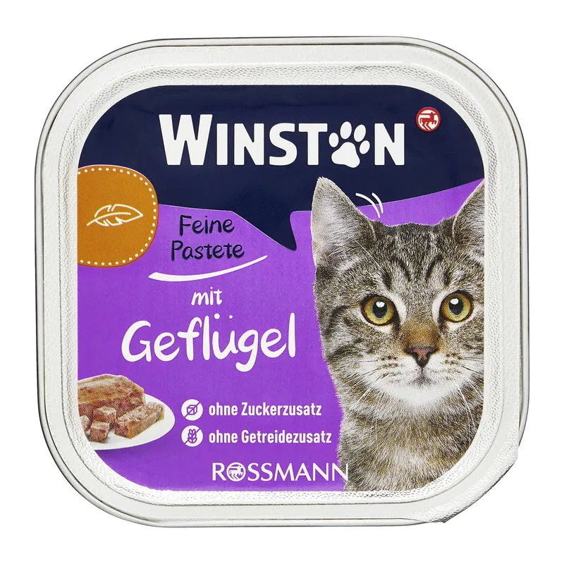 Winston Fenséges Menü szárnyashússal macskaeledel