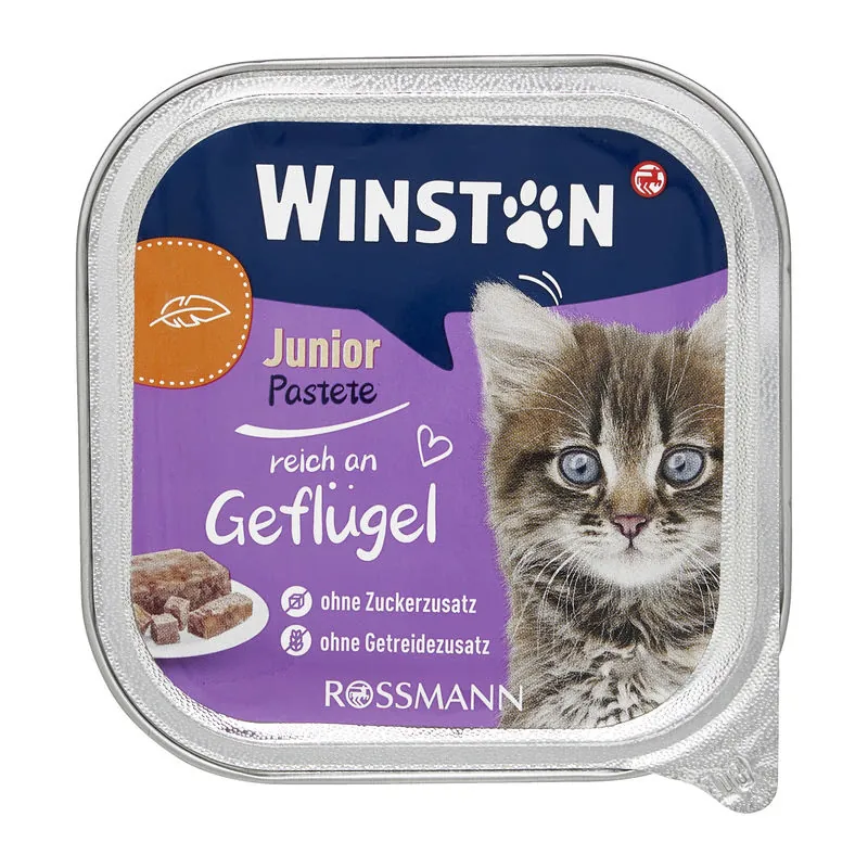 Winston Junior állateledel szárnyassal macskaeledel