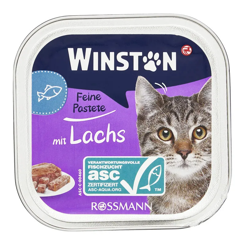 Winston Fenséges Menü lazaccal macskaeledel