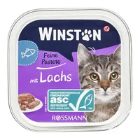Winston Fenséges Menü lazaccal macskaeledel