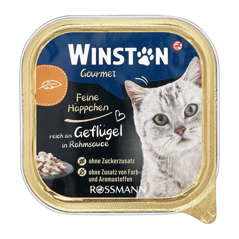 Winston Pulykával és tejszínnel macskaeledel