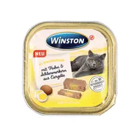 Winston Fenséges Menü alutál, közepén tojással macskaeledel