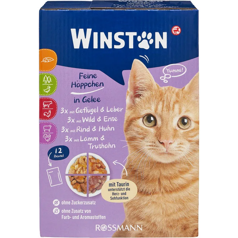 Winston Alutasak zselében macskaeledel