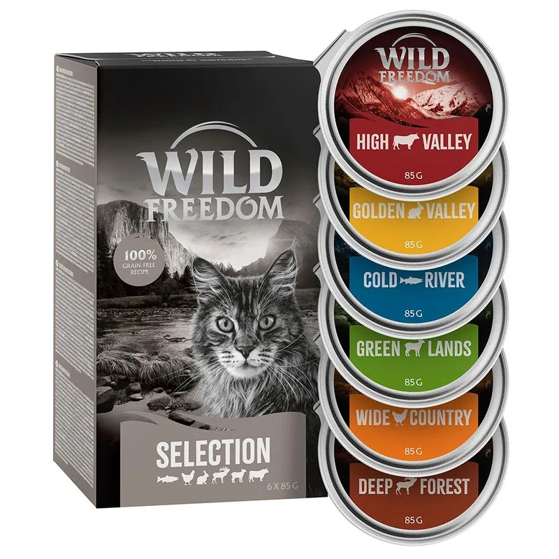 Wild Freedom Adult tálcás vegyes próbacsomag macskaeledel