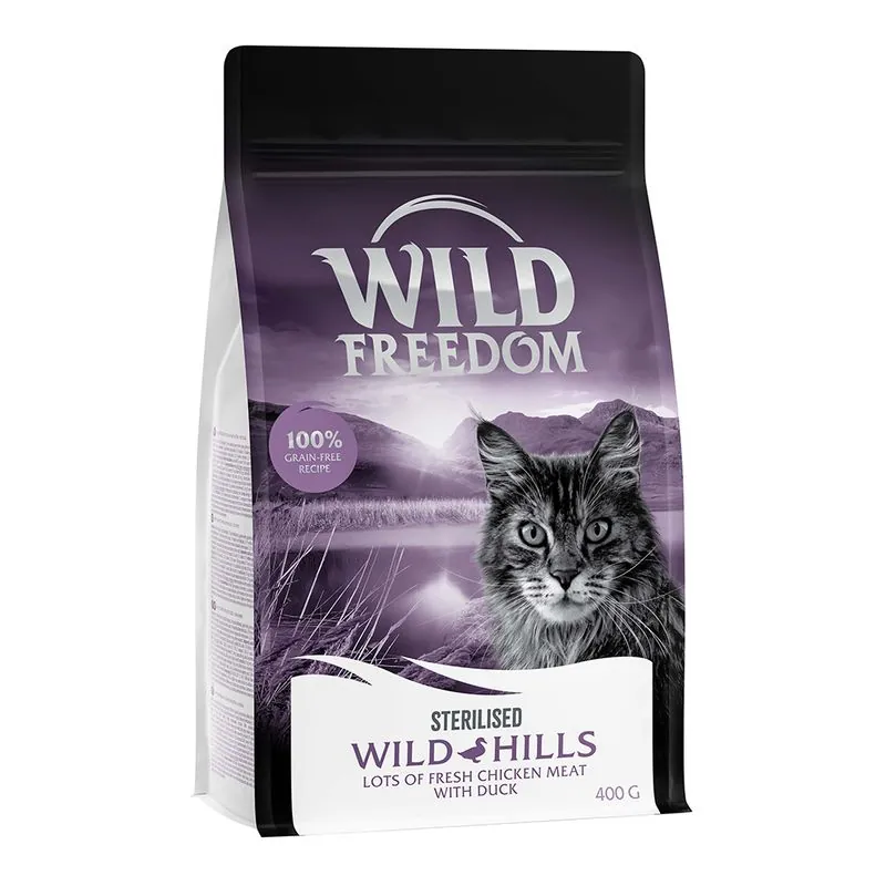 Wild Freedom Adult "Wild Hills" Sterilised kacsa - gabonamentes macskaeledel