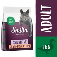Smilla Adult Sensitive gabonamentes kacsa macskaeledel