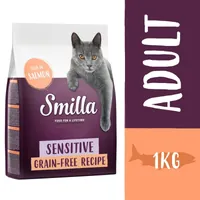 Smilla Adult Sensitive gabonamentes lazac macskaeledel