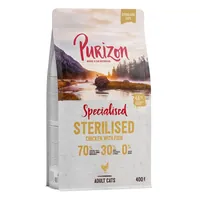 Purizon Adult Sterilised csirke & hal - gabonamentes macskaeledel