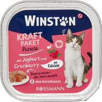 Winston Joghurttal és áfonyával macskaeledel