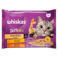 Whiskas 1+ Tasty Mix krémes klasszikus válogatás macskaeledel