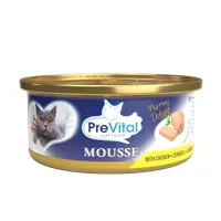 PreVital Mousse felnőtt macskák számára csirkével macskaeledel