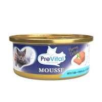 PreVital Mousse felnőtt macskák számára tonhallal macskaeledel