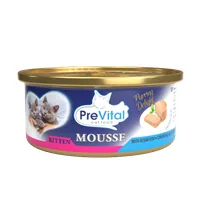 PreVital Mousse kölyökmacskák számára tengeri hallal macskaeledel