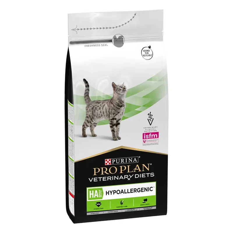 PURINA PRO PLAN Veterinary Diets Feline HA ST/OX Hypoallergenic macskaeledel