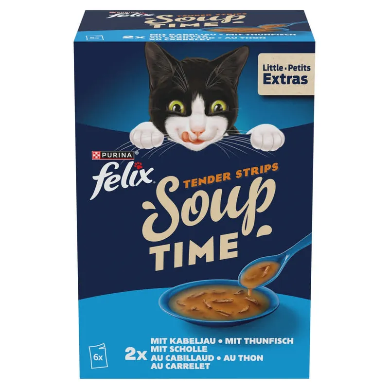 Felix Soup Time Tender Strips macskaeledel