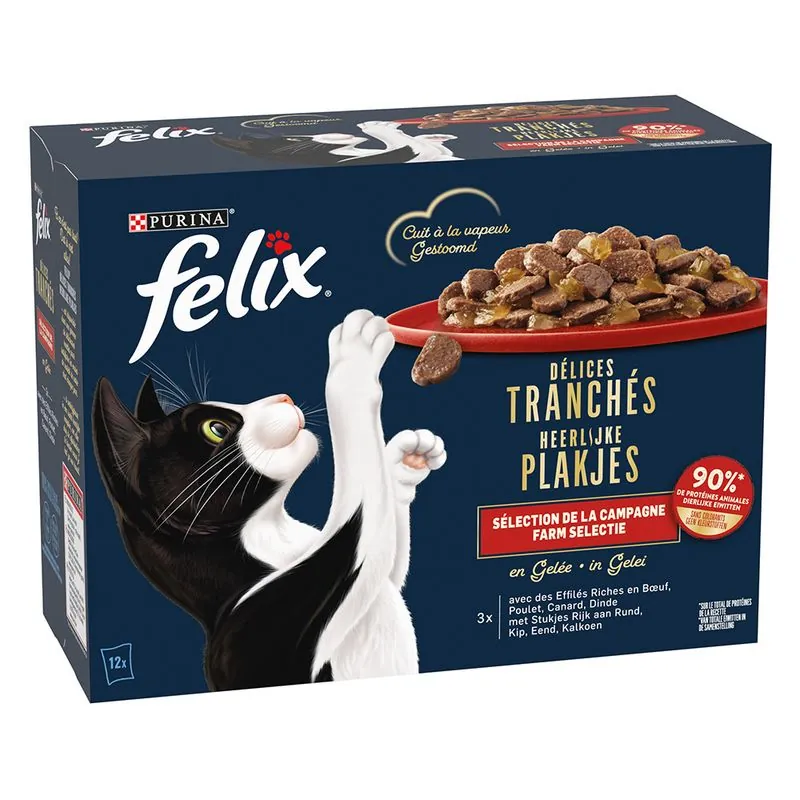Felix Deliciously Sliced macskaeledel