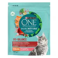 PURINA ONE Dual Nature Sterilized lazac & áfonya macskaeledel