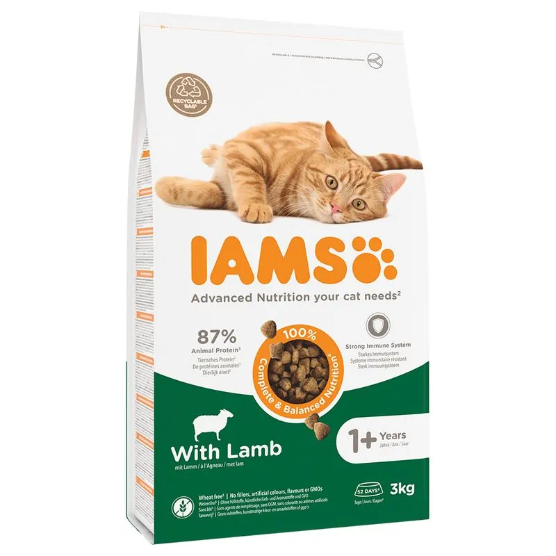 IAMS Advanced Nutrition Adult Cat bárány macskaeledel
