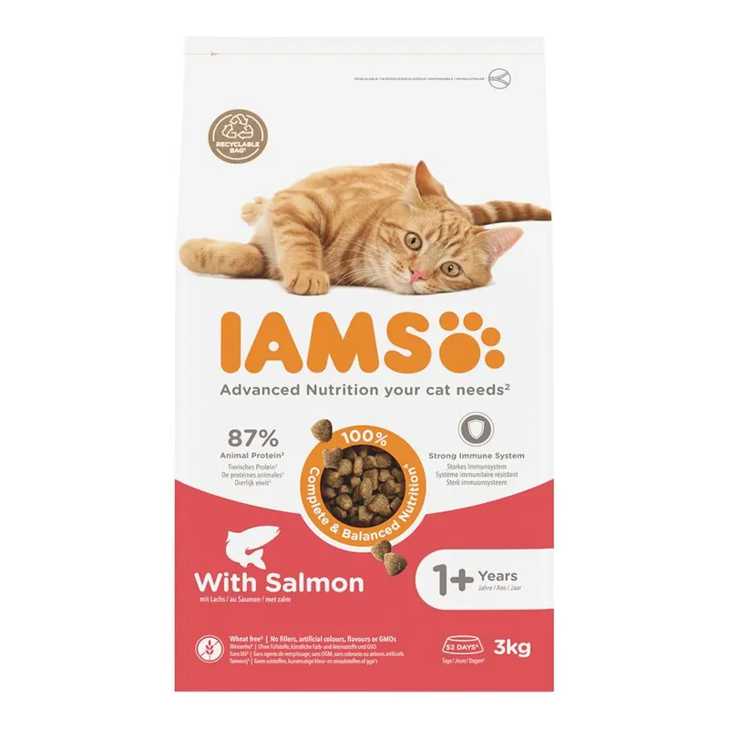 IAMS Advanced Nutrition Adult Cat lazac macskaeledel