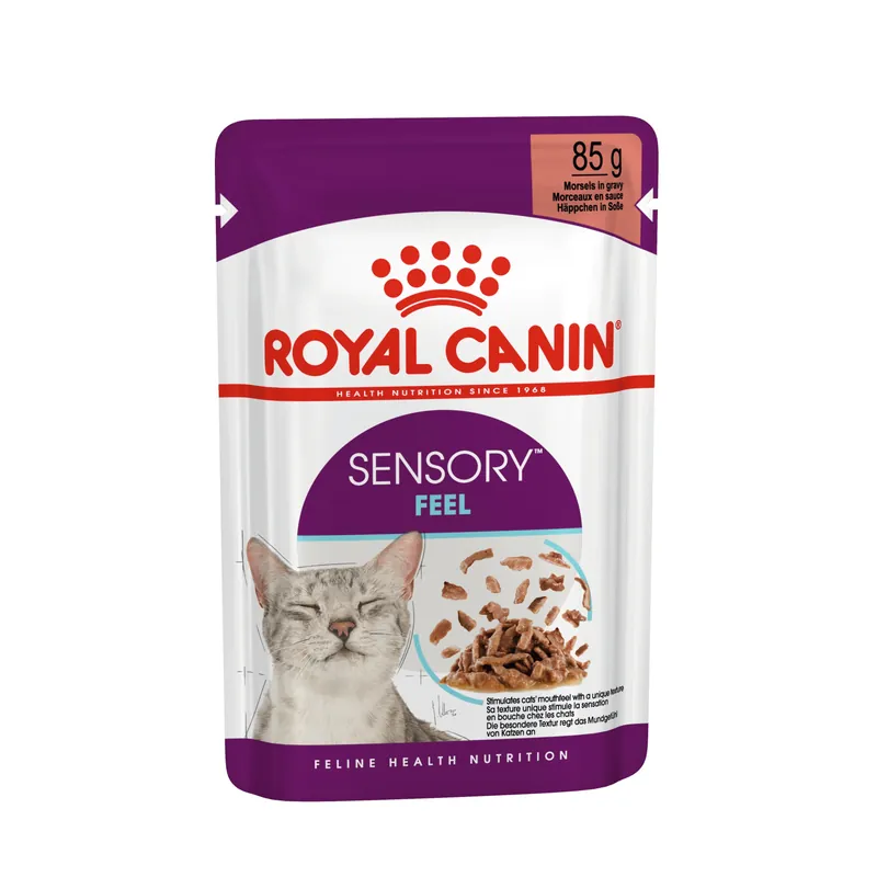 Royal Canin SENSORY™ FEEL Morsels in gravy macskaeledel